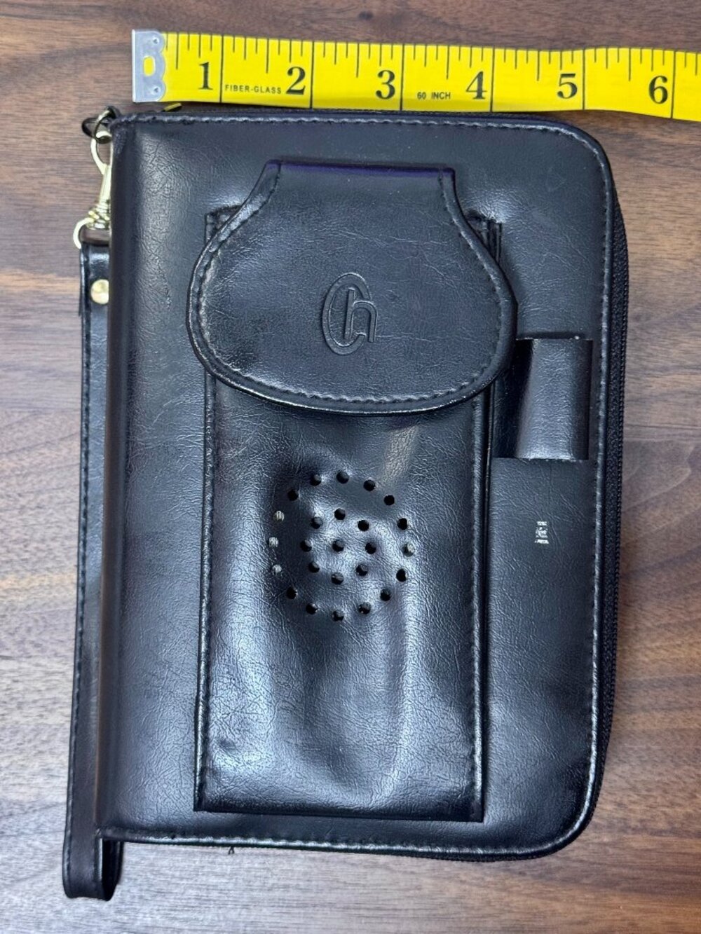 Vtg Generation Organiser Black Pleather Y2K